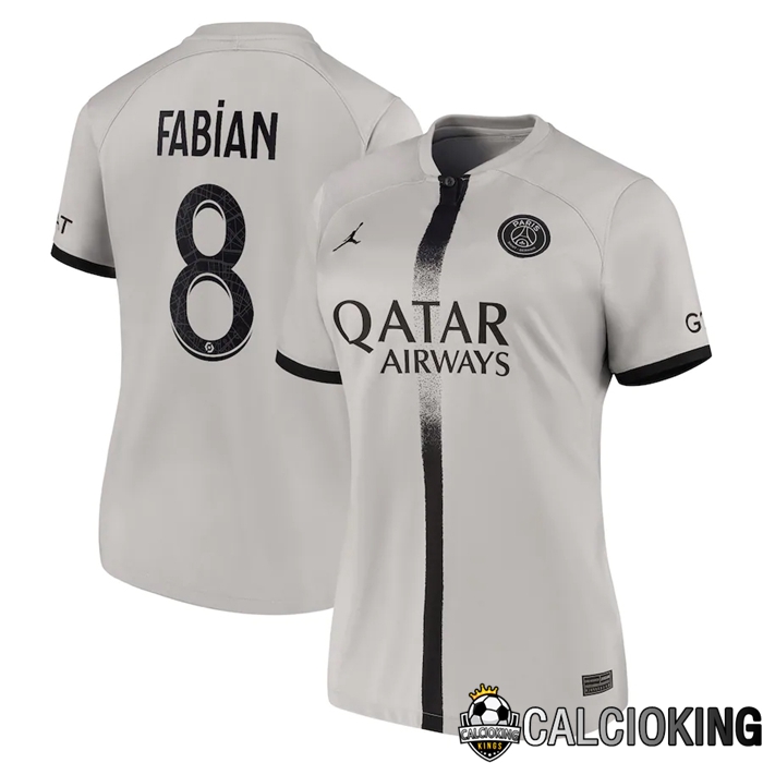 Comprare Maglia Calcio 2024 2025 2026 Personalizzazione,Tuta Da Calcio,Maglie De Calcio Retro Online | Maglia Calcio Paris Saint Germain (Fabian 8) Donna Seconda 2022/2023