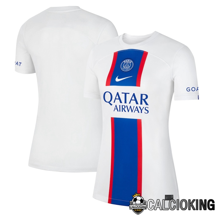 Comprare Maglia Calcio 2024 2025 2026 Personalizzazione,Tuta Da Calcio,Maglie De Calcio Retro Online | Maglia Calcio Paris Saint Germain Donna Terza 2022/2023