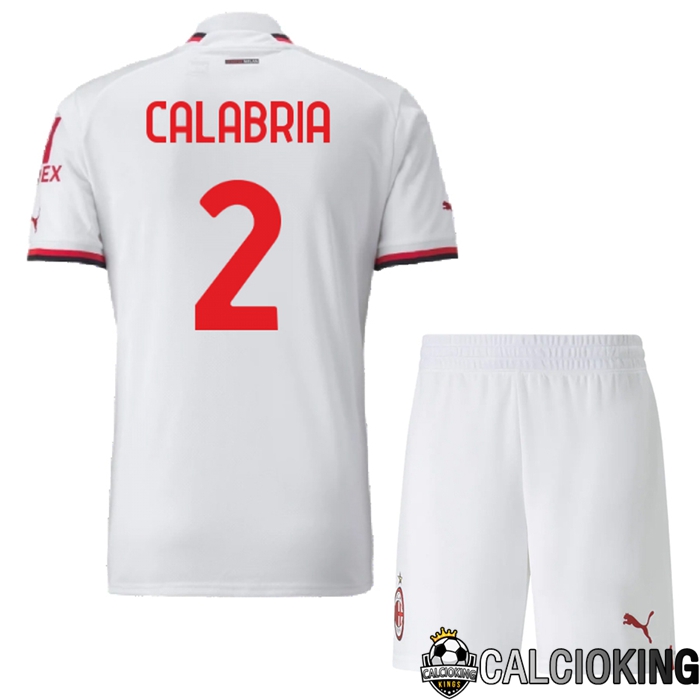 Comprare Maglia Calcio 2024 2025 2026 Personalizzazione,Tuta Da Calcio,Maglie De Calcio Retro Online | Maglia Calcio AC Milan (Calabria 2) Bambino Seconda 2022/2023