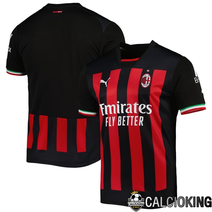 Comprare Maglia Calcio 2024 2025 2026 Personalizzazione,Tuta Da Calcio,Maglie De Calcio Retro Online | Maglia Calcio AC Milan Donna Prima 2022/2023