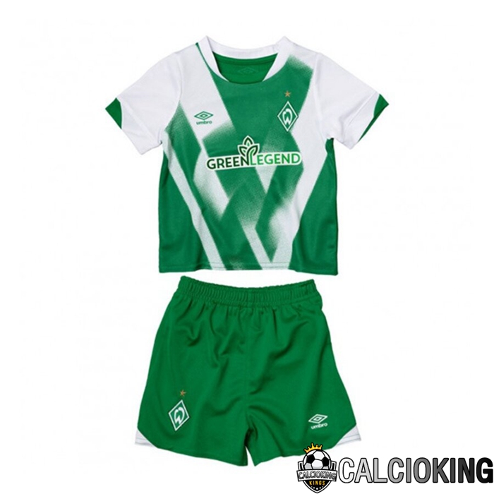 Comprare Maglia Calcio 2024 2025 2026 Personalizzazione,Tuta Da Calcio,Maglie De Calcio Retro Online | Maglia Calcio SV Werder Bremen Bambino Prima 2022/2023